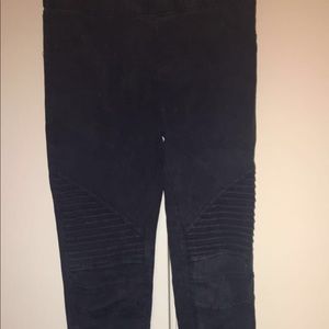 Navy Blue Motto Leggings